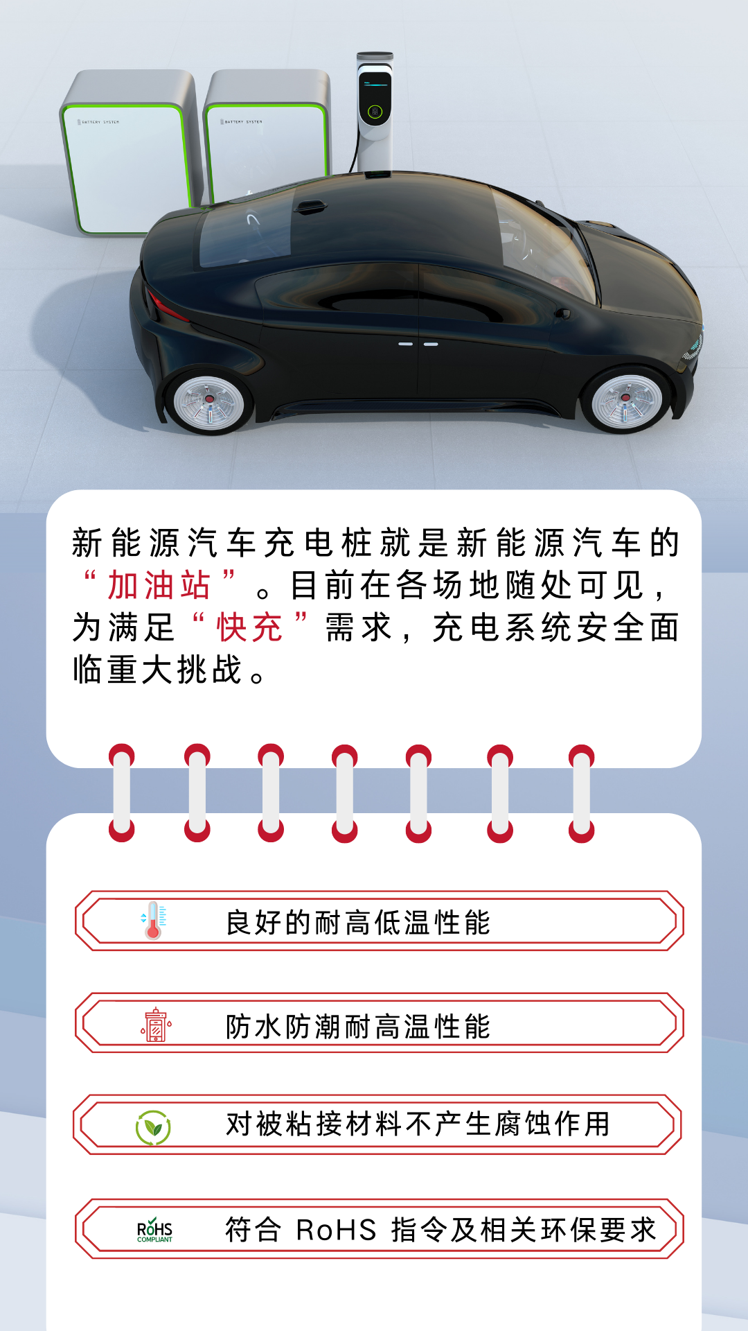 一文快速了解新能源汽车充电桩用胶点